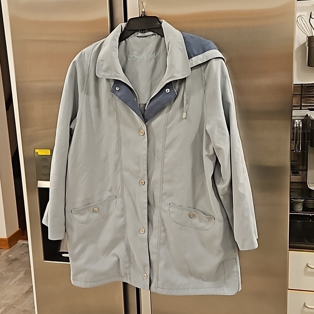 💕BERKERTEX💕 Hooded Jacket ~ Dusty Grey 14/16